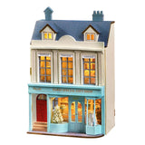 Maxbell DIY Wooden Miniature Building Kits Dollhouse Handmade Toy for Friends Adults