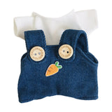 Maxbell Dolls Suspender Pant Overalls Costume Accessories for 17cm Dolls Girls Dolls style D