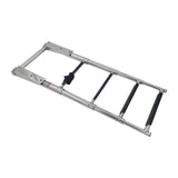 Maxbell 4 Step Telescoping Marine Ladder Pontoon Boat Ladder for Dinghy Pontoon Boat