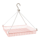 Maxbell Sweater Drying Rack Mesh Apartments Toys Coat Lingerie Clothes Hanging Dryer Pink Single Tier