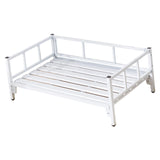 Maxbell Elevated Dog Bed Quick Set up Breathable Multifunctional Furniture Accessory White