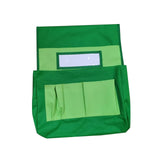 Maxbell Chair Back Pocket Storage Bag Chair Bag for Office School Supplies Preschool Green