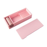 Maxbell Cornstarch Tapper Box Practical Container for Clays Molding for Polymer Clay Pink