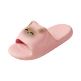 Maxbell EVA Slippers Thick Sole Open Toe House Sandals for Pool Indoor Outdoor Beach Pink