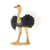 Maxbell Maxbell 2pcs Simulation Wild Animal Model Figure Toys Figurine Home Decor Ostrich