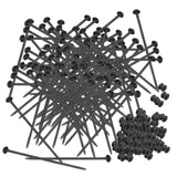 Maxbell 100x Universal Cable Ties Self Locking Black Multifunctional Zip Ties Holder