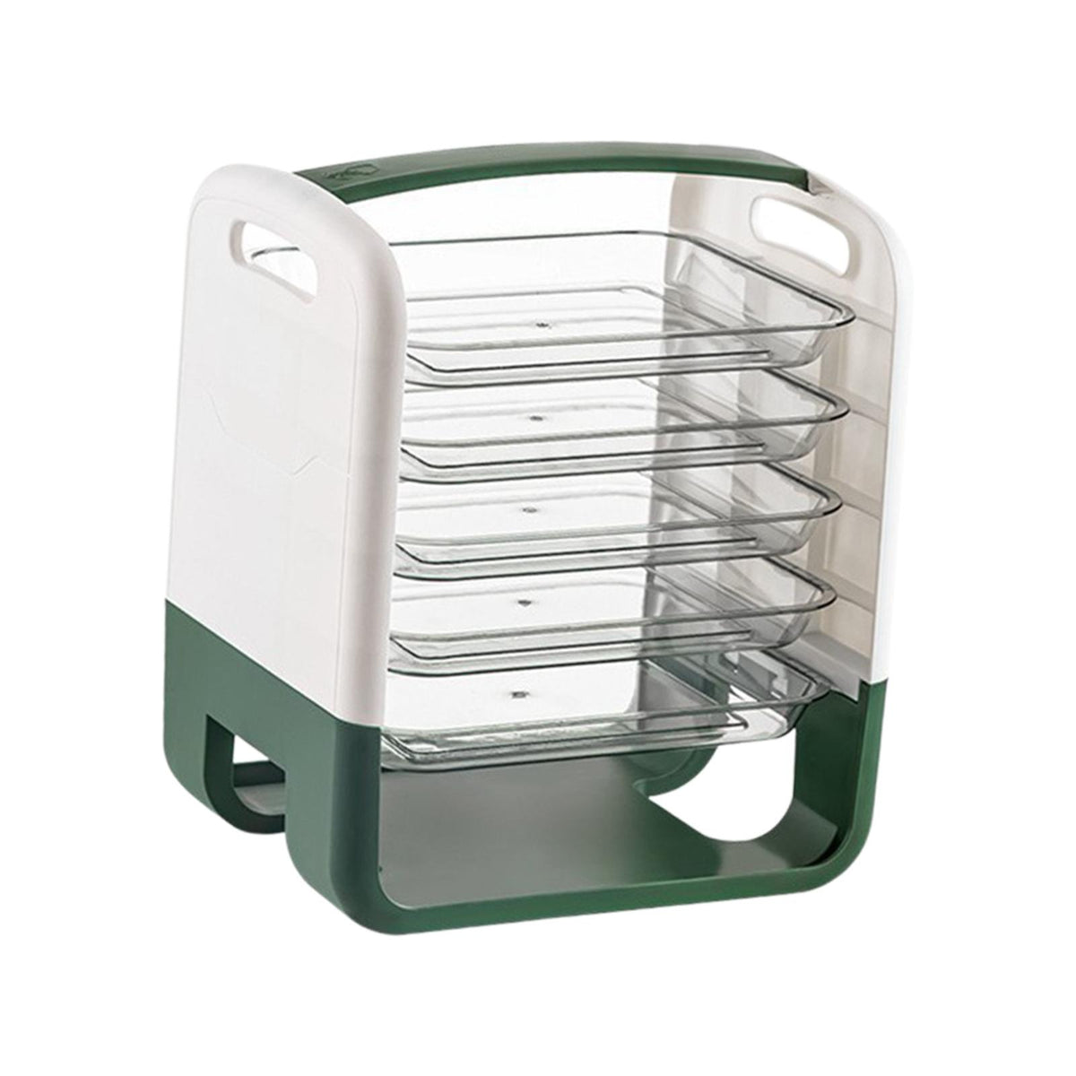 Maxbell Maxbell Vegetables Preparation Plate Hot Pot Dish Shelf for Party Kitchen Restaurant Green
