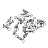 Maxbell 40pcs Heavy Duty Ball Bearing Swivels Connectors Fishing Accessory 2# 4#