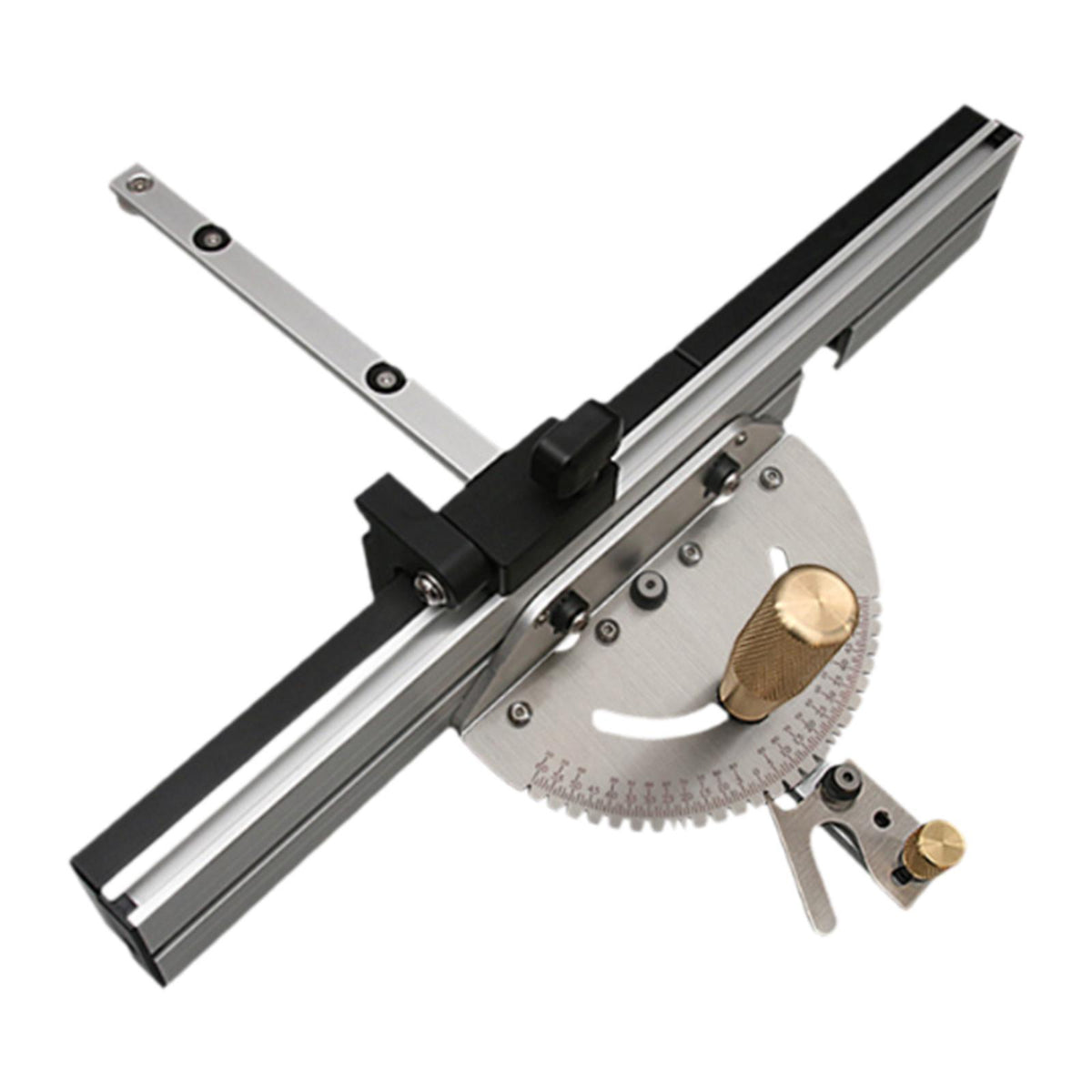 Maxbell Miter Gauge Lightweight DIY Projects Hand Tools Sturdy Table Saw Accessories Style E