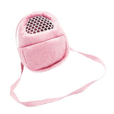 Maxbell Maxbell Rat Hamster Chinchilla Rabbit Ferret Carrier Hedgehog Outgoing Packet Bag Hanging Bed with Strap Pink Size L
