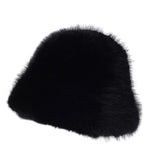 Maxbell Women Fisherman Hat Windproof Snow Cap Bucket Hat for Travel Outdoor Walking Black