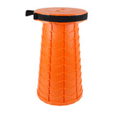 Maxbell Maxbell Folding Seat Adjustable Portable Telescoping Seat for Indoor Camping Fishing Orange