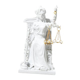 Maxbell Maxbell Lady Justice Statue Goddess Sculpture Cabinet Christmas Collectible Figurine