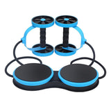 Maxbell Maxbell Functional Ab Roller Pull Rope Ab Trainer Belly Muscle Exerciser Wheel Blue