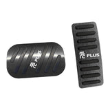Gas Brake Pedal Cover Set Aluminium Alloy for Byd Atto 3 Yuan Plus Black