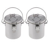 Maxbell 2 Pack Artist Portable Paint Brush Washer Stainless Steel Brush Cleaner