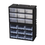 Maxbell 18 Drawers Parts Organizer Multipurpose Teacher Tools Box Classification Box black