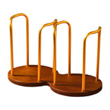 Maxbell Cup Holder Coffee Cup Dispenser for Coffee Milk Tea Shop Bathroom Restaurant Gold Double