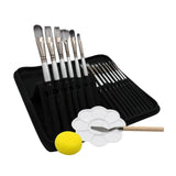 Maxbell 15x Painting Brushes Paint Brush Set for Gouache Painting Beginners Students
