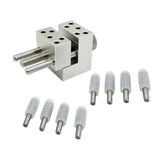Maxbell Mini Table Vise Miniature Workbench Vise for Jewelry Model Figures Sculpture 8 Clamp rod