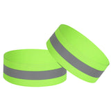 Maxbell Maxbell 1 Pair Safety Reflective Armband Ankle Band Snap Pants Strap Bracelet
