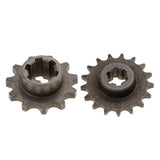 Maxbell 2pcs 11T 17T Front Chain Sprocket for 49cc Engine Mini Pocket Dirt Bike