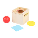 Maxbell Object Permanence Box for Kids Three Shape Color Classification for Children