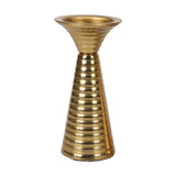 Maxbell Golden Candle Holder Elegant Portable Candlestick for Parties Dinner Wedding L