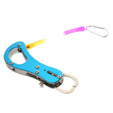 Maxbell Portable Stainless Steel Fishing Lip Grip Grabber Trigger Gripper Tool Blue - Aladdin Shoppers