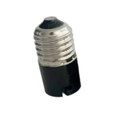 Light Socket Adapter Sturdy Easy to Install Lightweight Conversion Converter E27 to B22 Black