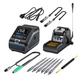 Maxbell Digital Soldering Station Digital Display for Chip Repairs PCB Manufacturing 6 Tips