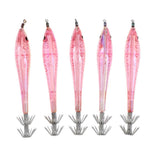 Maxbell 25Pcs Noctilucent Squid Lures Cuttlefish Saltwater Fishing Lure Hook Baits, Glow in Dark - Aladdin Shoppers