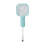 Maxbell Electric Fly Swatter Easy to Use Small Animals Swatter for Travel Outdoor Camping Blue