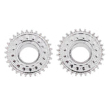 Maxbell Copper Ear Plug Gauges Flesh Tunnel Hollow Flower Ear Stretchers 12mm Silver - Aladdin Shoppers