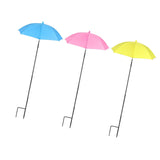 Maxbell Plant Umbrellas Decorative Sun Protection for Backyard Potted Plants Outdoor 3 Pieces