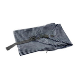 Maxbell Stuffable Travel Pillow Cover Fillable with Clothing Compact Multifunctional Dark Blue Grey