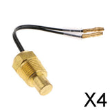 Maxbell 4x12V-24V Car Truck Digital Water Temp Temperature Sensor Head Plug 17mm