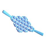 Maxbell Massage Roller Stick Shoulders Body Thighs Buttocks Fitness Gym Massage Tool blue