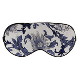 Maxbell Double-side Silk Eye Mask Shade Cover Travel Sleep Aid Blindfold Blue Floral
