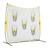 Maxbell Trainer Throwing Net 8 x 8ft Training Equipment for Kids Adults