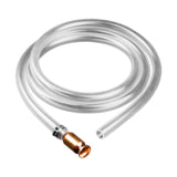 Maxbell Siphon Hose 1/2'' Copper Valve Self Priming Hose for Fuels Gasoline Aquarium 10 Meter