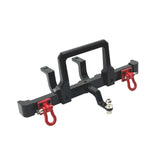 Maxbell 1/12 RC Front Rear Bumper Upgrade Part for MN82 LC79 RC Crawler Vehicles DIY black Front