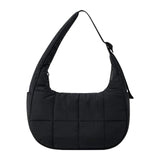 Maxbell Underarm Bag Multifunctional Leisure Shoulder Bag for Holiday Travel Working Black