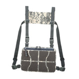 Maxbell Chest Rig Bag Practical Multifunction Workout Pack for Hiking Fishing Travel Grey