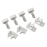 Maxbell Engine Cover Retainers with Screws Nuts Retainers for Ford BB5Z-00817-a