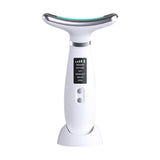 Maxbell Face and Neck Massager Portable Skin Lifting Massager for Beauty Travel Home White