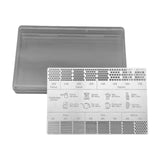 Maxbell Coffee Reference Card Coffee Ground Measuring Ruler for Home Coffee Shop Bar