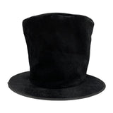 Maxbell Extra Tall Top Hat Nightclub Holiday Role Playing Classic Party Magician Hat Black Velvet