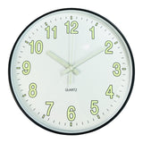 Maxbell Maxbell 12in Glowing Light Wall Clock Silent for Bathroom Office Standard Number