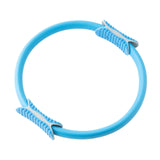Pilates Ring Circle Portable Non Slip Women Fitness Ring for Waist Legs Arms Blue